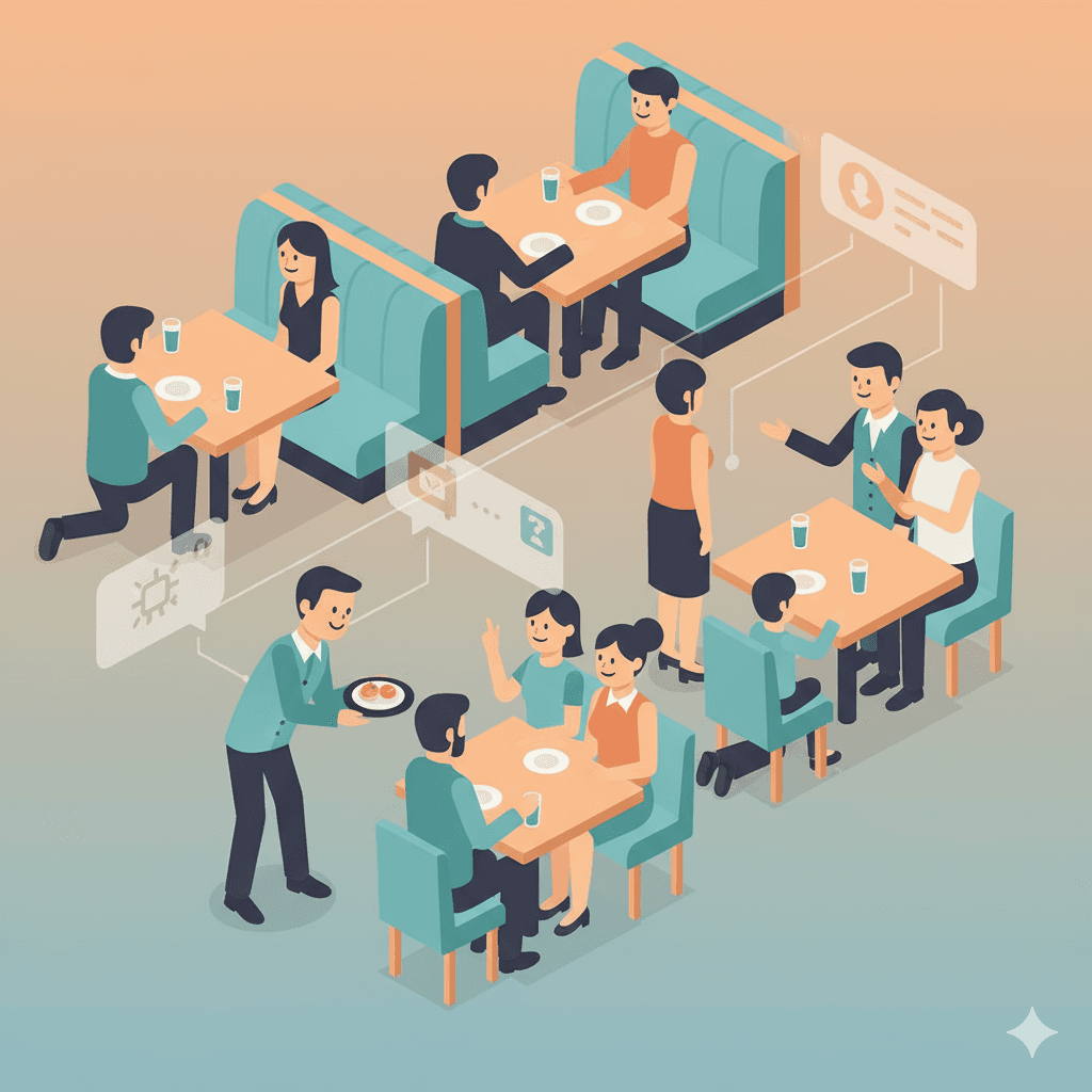 Teams focus on service